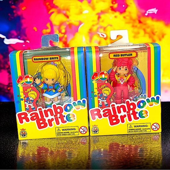 Rainbow Brite Mini Figures - Complete Collection w/ Rainbow Brite Chase - Picture 3 of 6